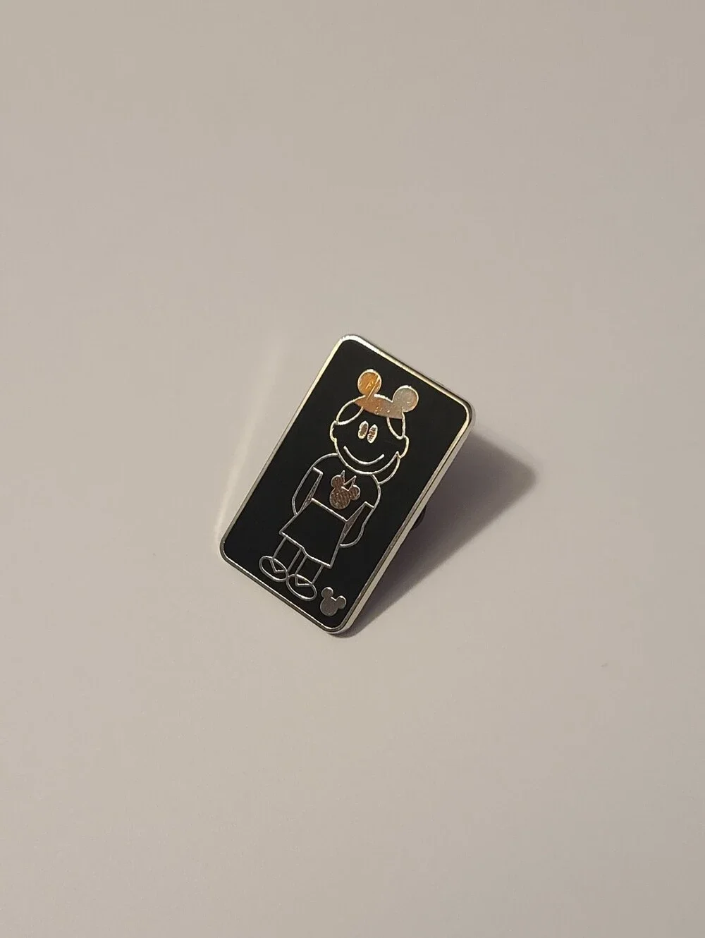 Disney Silhouette Girl Pin